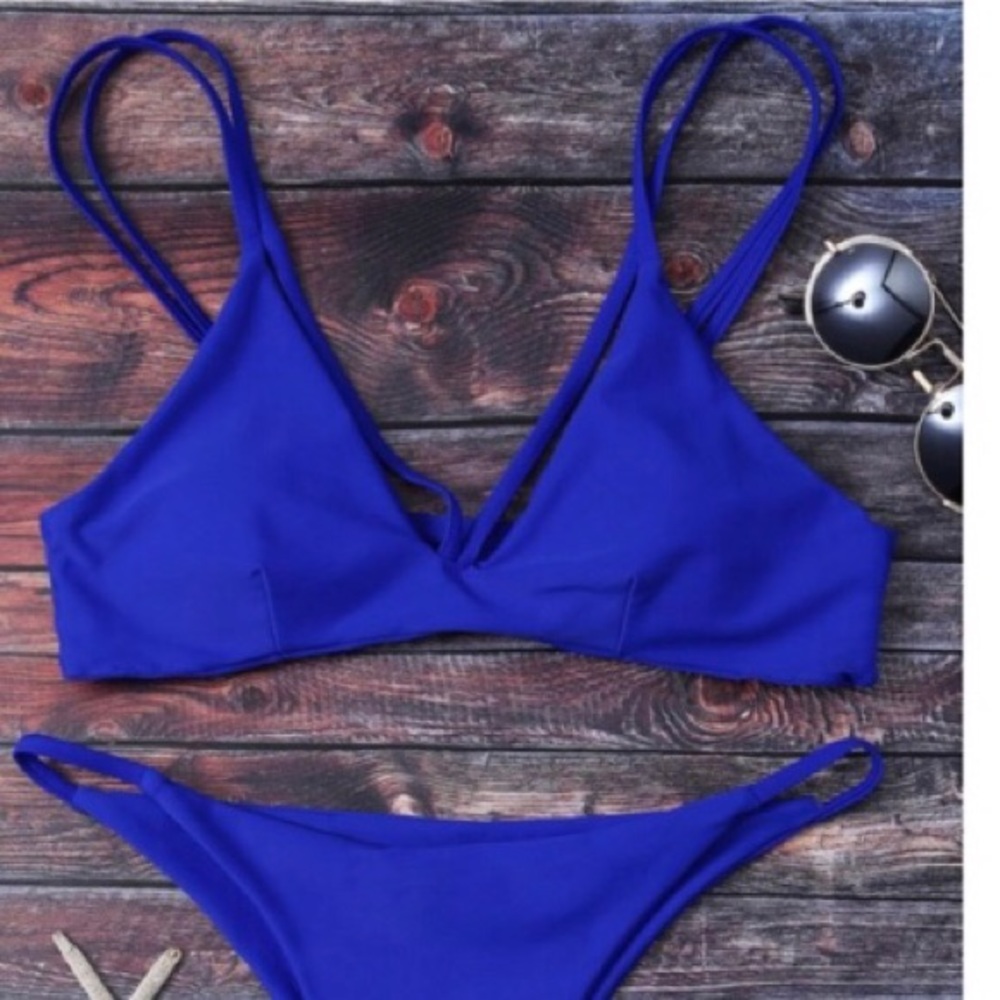 Royal Blue Bikini Set